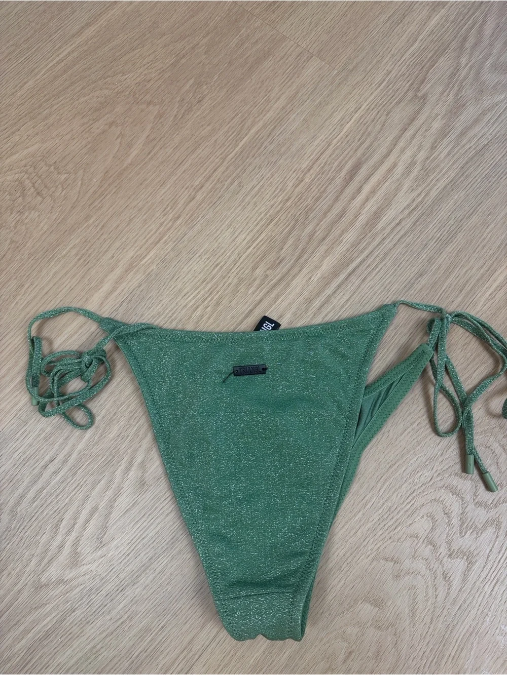 TRIANGL Swimwear Vinca Fawn Sparkle Bikini Bottom M